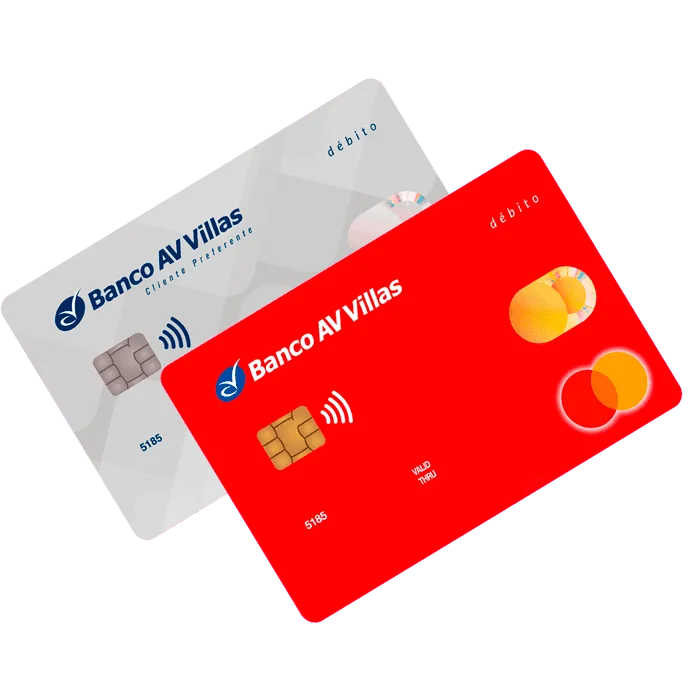 Tarjeta Débito Mastercard Roja del Banco AV Villas