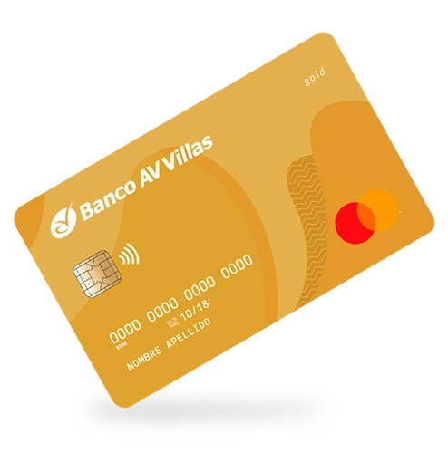 Tarjeta de crédito mastercard oro Banco AV Villas