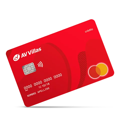 Tarjeta de crédito mastercard clásica Banco AV Villas