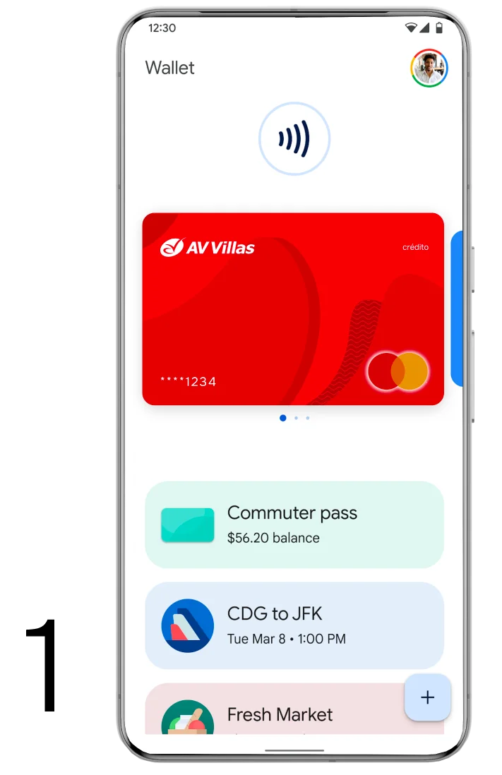 Abre la Billetera de Google