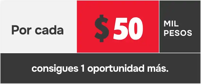 Consigue 1 oportunidad más