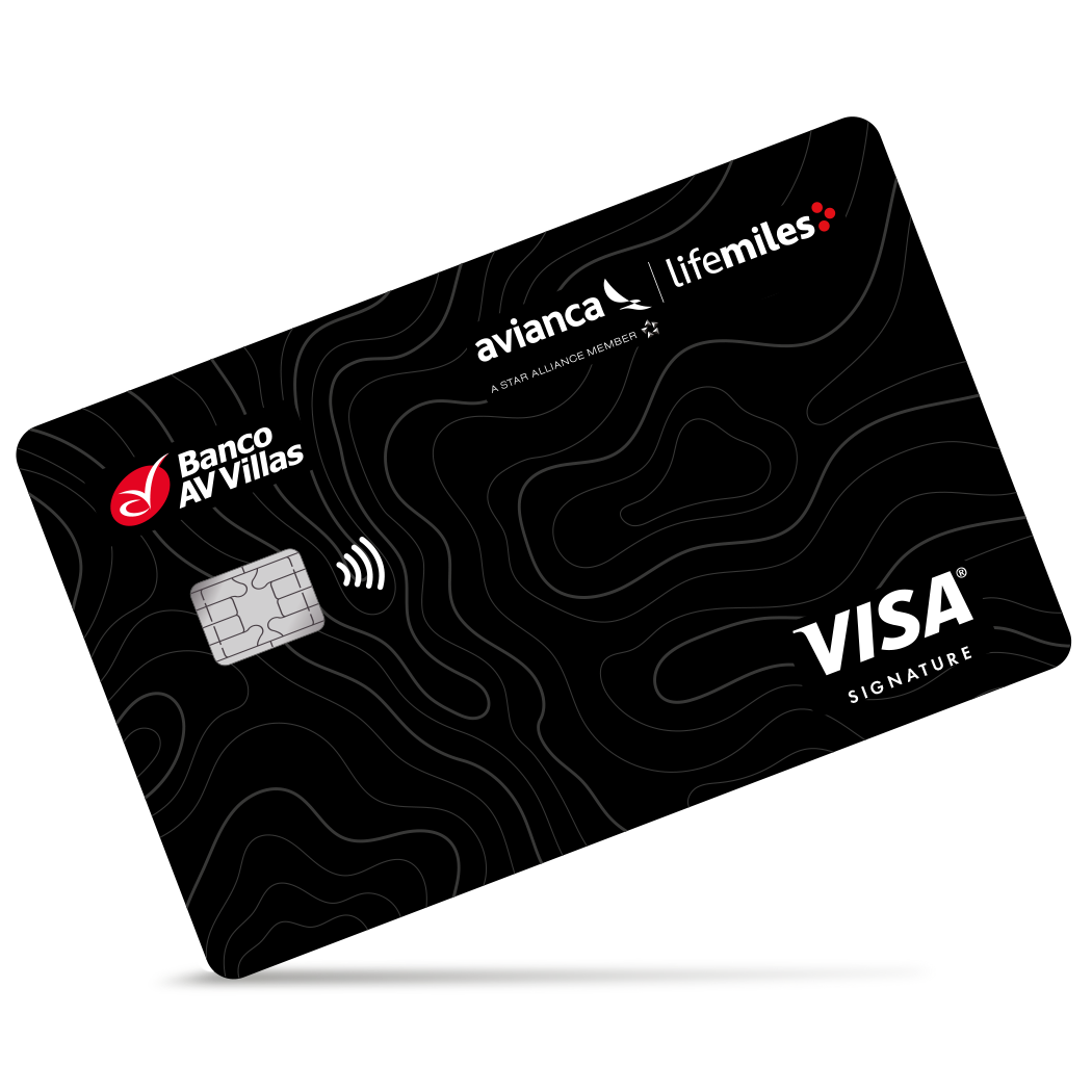 Tarjeta de crédito lifemiles del Banco AV Villas