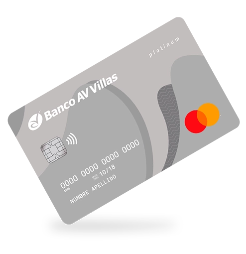 Tarjeta de crédito mastercard platinum Banco AV Villas