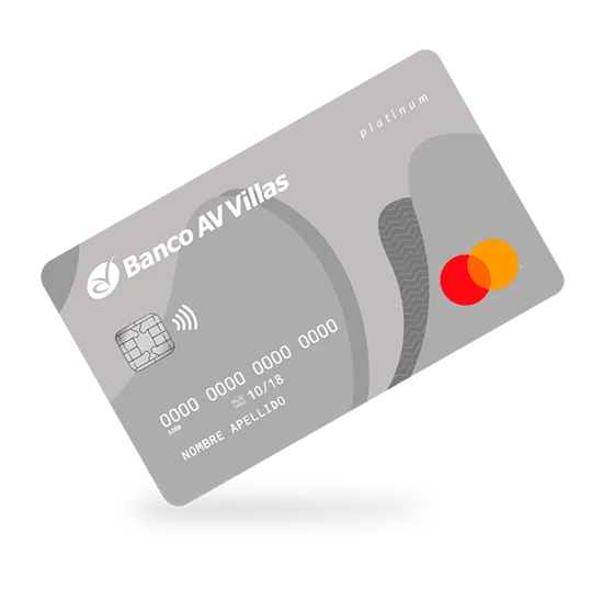 Tarjeta de crédito Platinum del Banco AV Villas