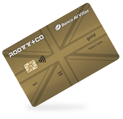 Tarjeta de crédito mastercard Roott+Co Banco AV Villas
