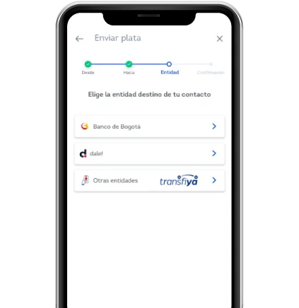 Transferir dinero paso 6