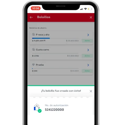 Crea y administra Bolsillos de Ahorro PASO 7