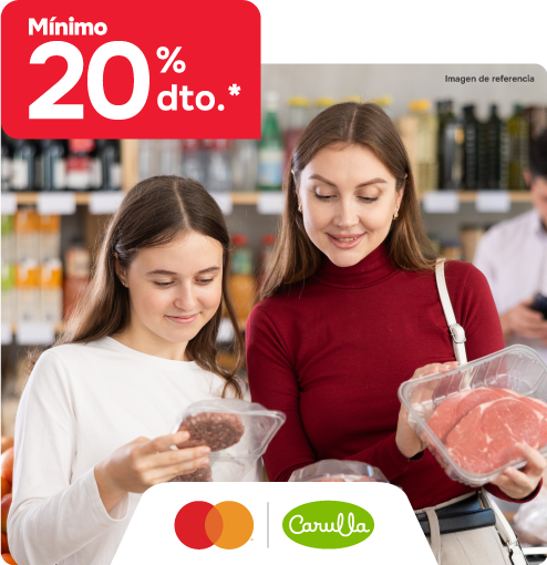 Carulla mínimo 20%
