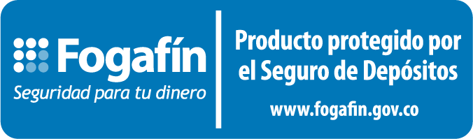Fogafín - Producto protegido por el Seguro de Depósitos